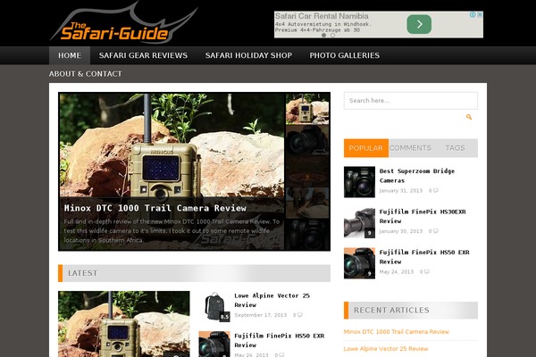 Megamag theme site design template sample