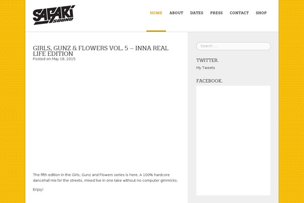 Safari theme site design template sample
