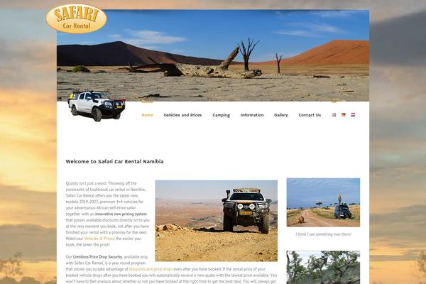 safaricarrentalnamibia.com site used Scr