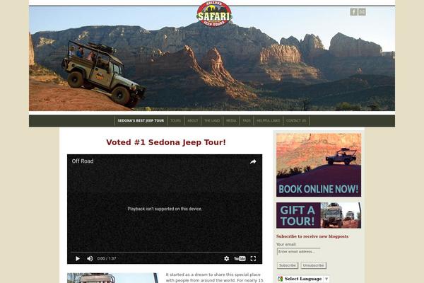 safarijeeptours.com site used Weaver II pro