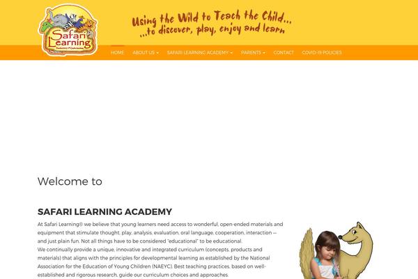 Academia theme site design template sample