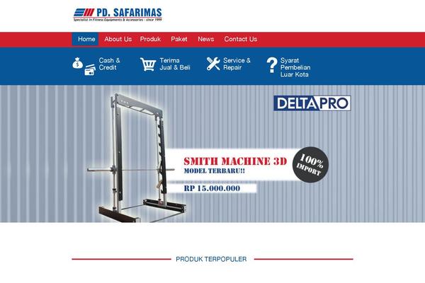 Bizz theme site design template sample
