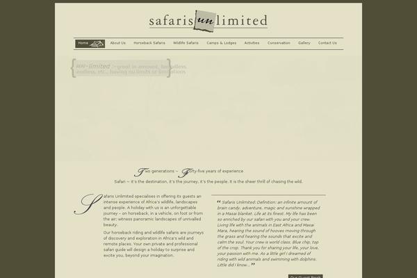 Astrachild theme site design template sample