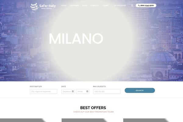 Altair theme site design template sample
