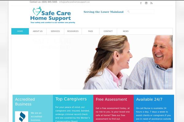 KindlyCare theme site design template sample