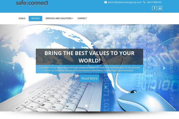 Enigma theme site design template sample