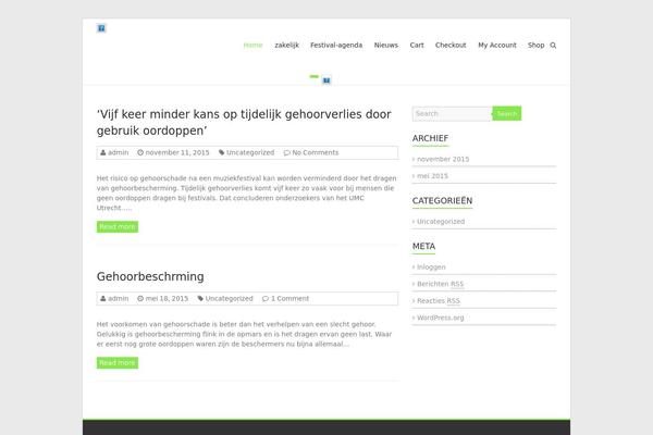 Esteem theme site design template sample