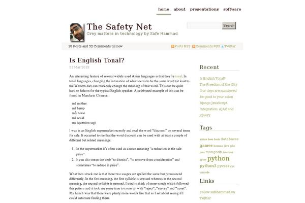 safehammad.com site used Justsimple-10