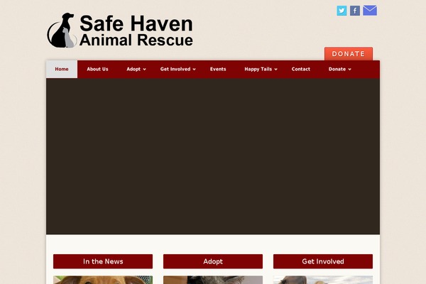 safehavenanimalrescue.org site used Earth