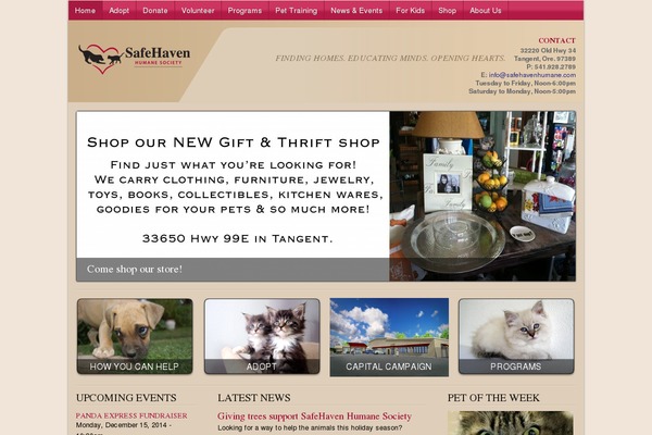 Site using Petpoint-Webservices-master plugin