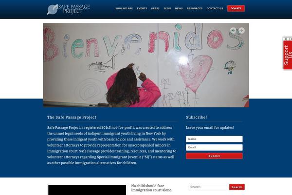 safepassageproject.org site used Outreach