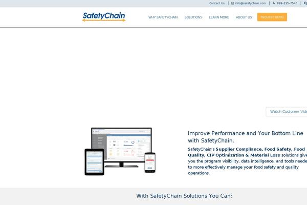 safetychain.com site used Safetychain