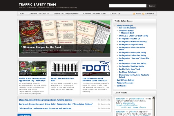 safetylane.org site used Arras-theme.1.3.5