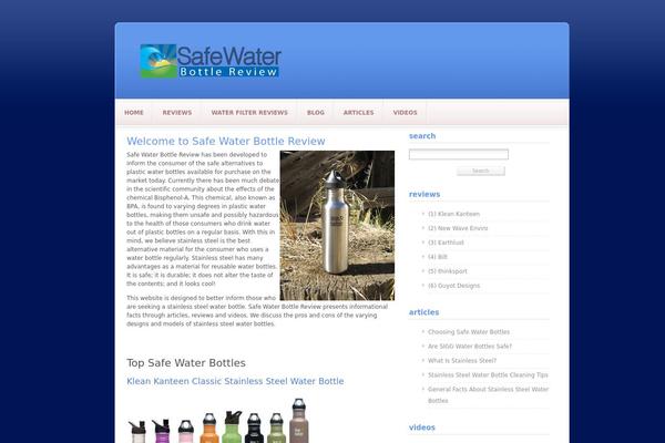 BlueSky theme site design template sample