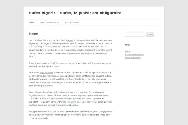 Site using Super Simple Contact Form plugin