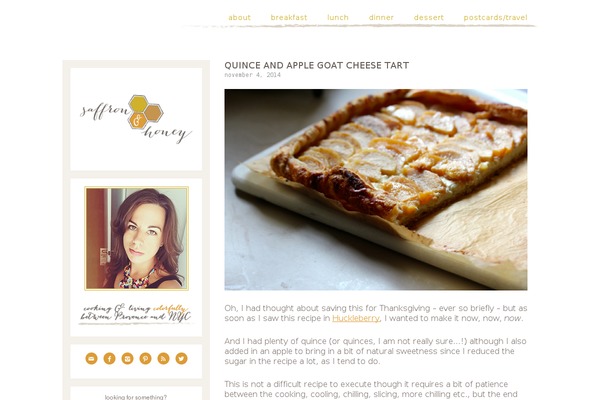 saffronandhoney.com site used Saffron