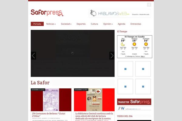 saforpress.com site used Sportica