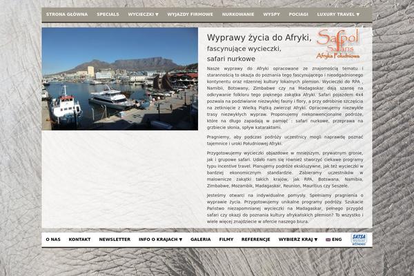 Safari theme site design template sample