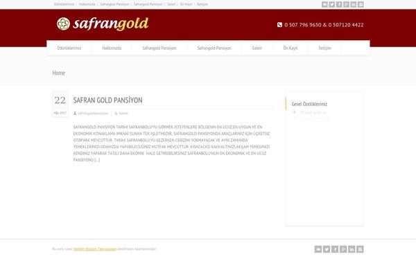 safrangoldpansiyon.com site used Goldpansiyon