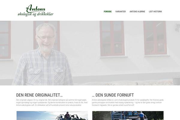 Oxygen Child theme site design template sample