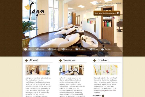 sagahairsalon.com site used Massage