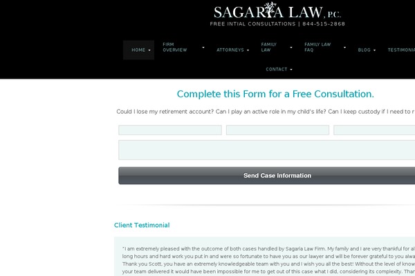 Site using Form Generator for WordPress plugin