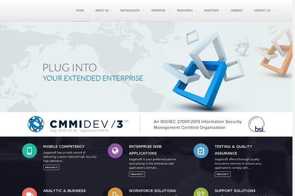Circles theme site design template sample