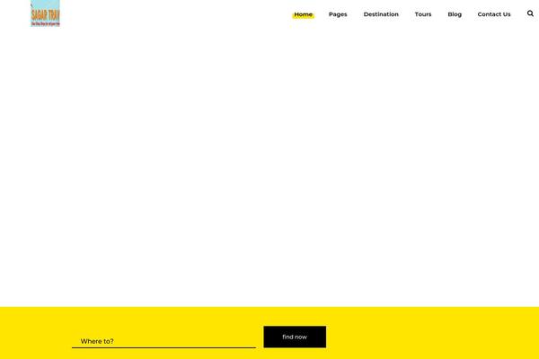Getaway theme site design template sample