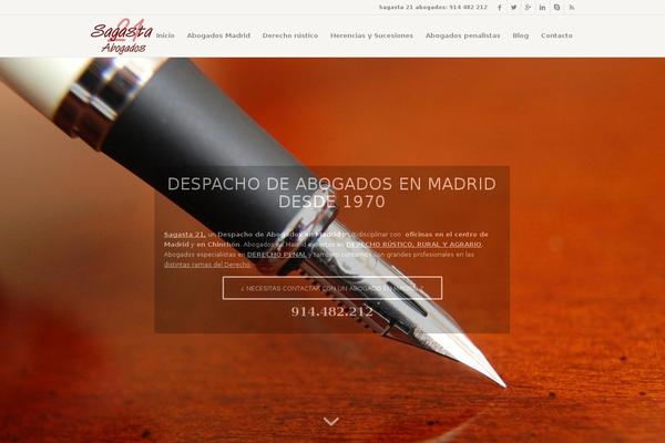 Nirvana theme site design template sample
