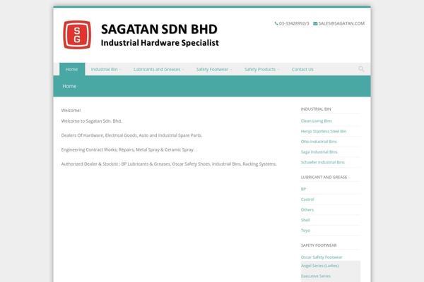Discovery theme site design template sample