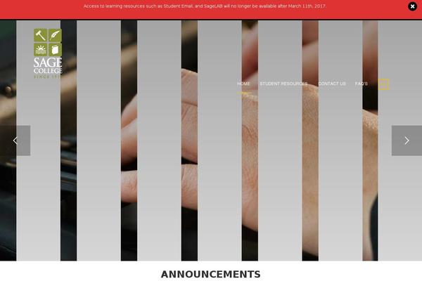 Site using Easy Heads Up Bar plugin