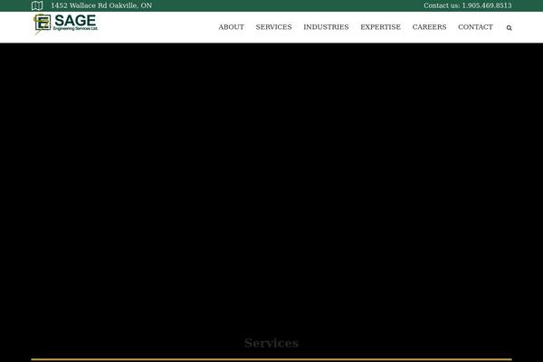 Begin theme site design template sample