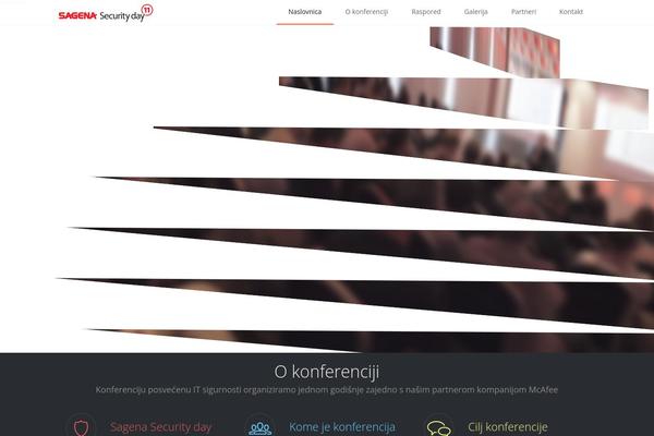 Infine theme site design template sample