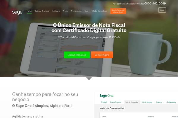 sageone.com.br site used Sageone