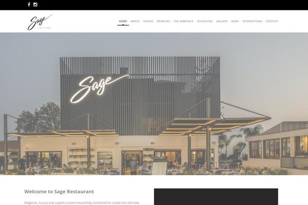 NUVO theme site design template sample