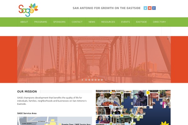 Sage theme site design template sample