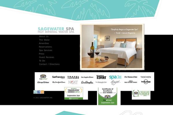sagewaterspa.com site used Wallstreet