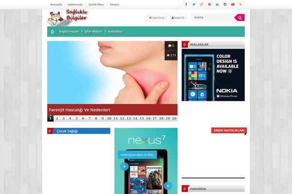 EsenPortal theme site design template sample