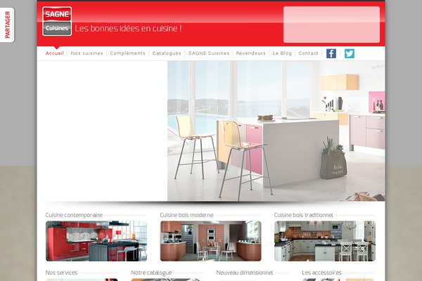 sagne-cuisines.com site used Sagne