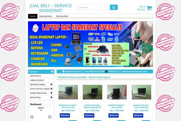 Wp-niaga theme site design template sample