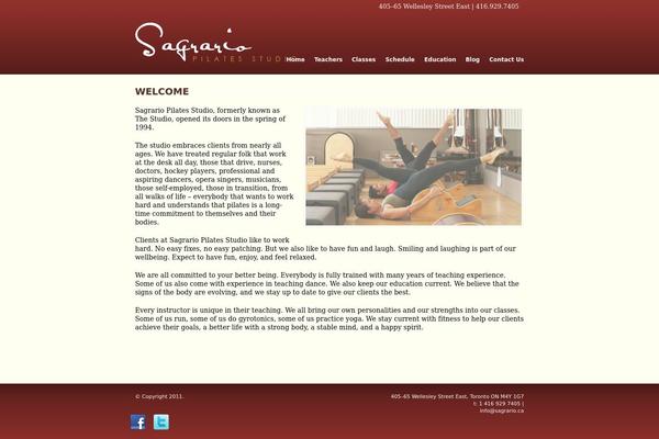 Brilliant theme site design template sample