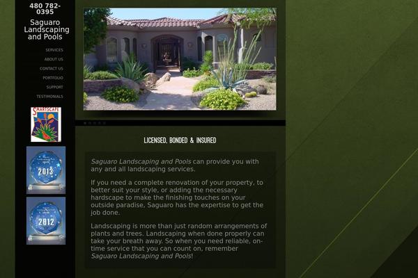 Myriad theme site design template sample