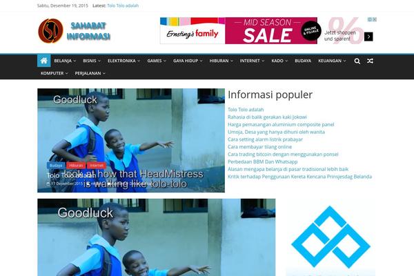 sahabatinformasi.com site used ColorMag