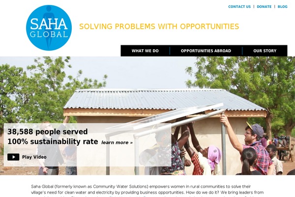 sahaglobal.org site used Saha