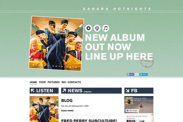 Site using Gigs Calendar plugin