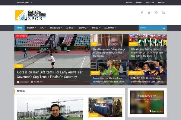 saharareporterssport.com site used Greenhouse