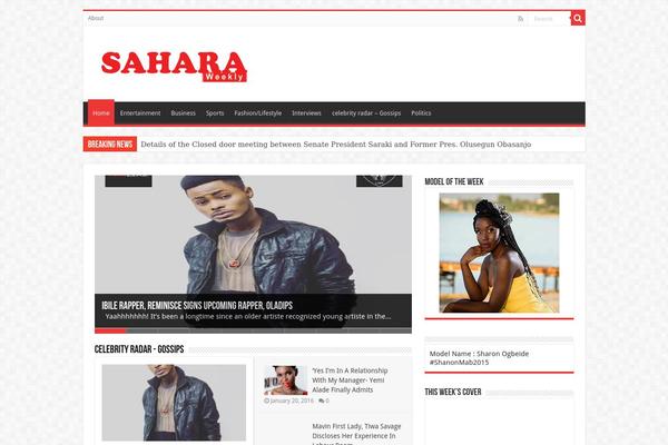 Site using Theia-sticky-sidebar plugin