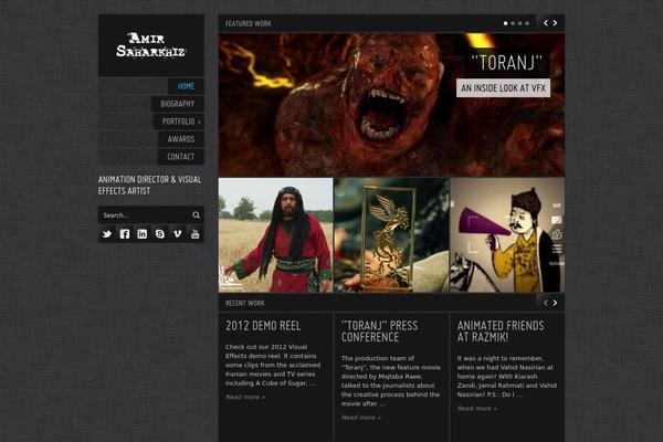 saharkhiz.com site used Showy