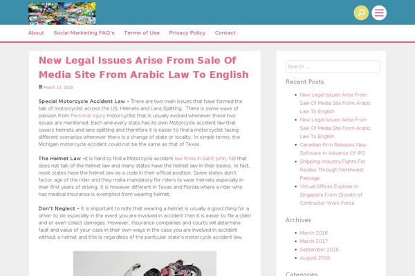 Triad theme site design template sample