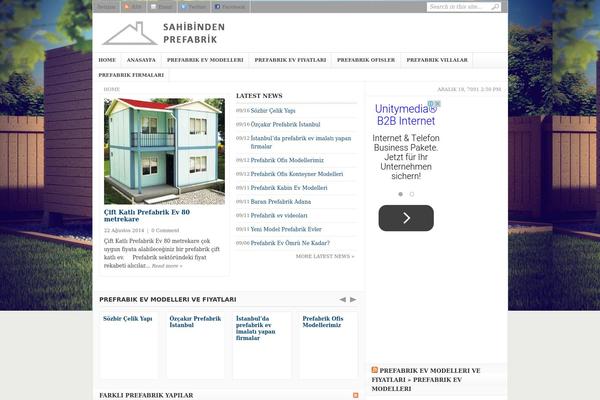 SmartMag theme site design template sample